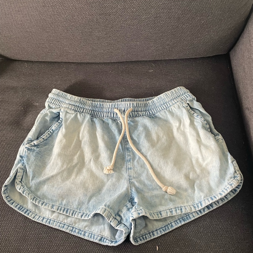 Aerie Light Blue Soft Denim Women's Shorts